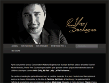 Tablet Screenshot of pierreyvesduchesne.com